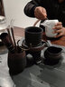 正扬紫陶自动茶具套装办公高档整套懒人功夫杯茶盘防烫泡茶壶商务礼物 紫陶自动(跳纹)8杯+茶道 实拍图