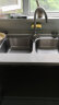 四季沐歌（MICOE）厨房水龙头 304不锈钢洗菜盆360度旋转双水花冷热双控水槽龙头 晒单实拍图