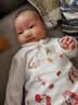贝瑞加（Babyprints）新生儿连体衣初生男女宝宝哈衣纯棉长袖衣服满月服 糖果小熊59 实拍图