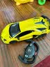 星辉遥控车儿童玩具车奔驰AMG GT电动漂移赛车遥控汽车玩具跑车 黄色【兰博基尼】 车子+遥控器+充电器+充电电池 实拍图