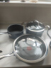 特福（Tefal）陶瓷覆层健康0氟涂层双耳家用汤锅煮锅炖锅 燃气灶电磁炉通用 20cm 实拍图