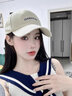栢启歆帽子男 鸭舌帽春夏防晒棒球帽情侣户外出行遮阳显脸小遮阳女 棒球帽【GATHERING-米】 实拍图