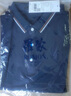 罗蒙（ROMON）送父亲冰丝凉感速干短袖t恤男士夏季薄款休闲翻领POLO上衣爸爸装 藏青 5XL 195 建议210斤以上 实拍图
