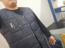 啄木鸟羽绒马甲男秋冬季加绒加厚打底背心男士内搭保暖御寒中老年衣服 红色 3XL 实拍图