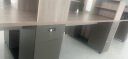 欧迪图（OUDITU）办公室办公桌简约现代员工4双人位6职员工位屏风卡座财务桌椅组合 铁灰 3.0米四人位 晒单实拍图