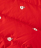 戴维贝拉（DAVE＆BELLA）羽绒服女童冬装儿童外套保暖宝宝新年女孩上衣拜年服冬季小童 红色 80cm（建议身高73-80cm） 晒单实拍图