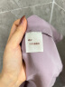 金三塔商场同款真丝睡衣女两件套100%桑蚕丝宽松情侣丝绸睡衣套装 柔紫色（重磅19姆米） M 实拍图