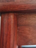 木果果木 红木家具非洲花梨（学名：刺猬紫檀）中式外圆内方君子凳 换鞋凳 矮凳洗脚凳餐凳 实木小方凳子 长28cm宽28cm高36cm 实拍图