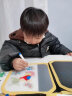 星星舟儿童画板可擦写便携涂鸦画本涂色绘画玩具1-3岁宝宝小黑板家用 恐龙款【8面可画+4支水粉笔】 晒单实拍图