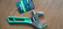 LAOA多功能大开口活口扳手 轻型卫浴短把小扳手 迷你扳子活动扳手 8'' 轻型扳手LA320708 实拍图
