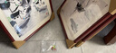 紫腾随轩吴冠中水墨画新中式现代客厅装饰画餐厅饭厅挂画卧室壁画中国风 图7 50*50cm红木色实木框 实拍图