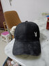 花花公子（PLAYBOY）帽子棒球帽鸭舌帽休闲街头嘻哈情侣防晒遮阳帽弯檐男女通用 【兔头款黑色】 实拍图