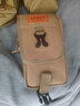 途尊工地干活手机腰包运动小战术包手机套穿皮带手机包中老年迷你挂包 卡其色7.5寸横款 实拍图