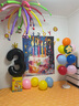 多美忆生日场景布置男女孩生日气球装饰儿童生日快乐烟花挂布套装 实拍图