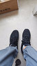 361°男鞋黑色运动鞋男跑步鞋网鞋秋冬季新款透气网面大码休闲旅游鞋子 曜石黑/白2261 42 实拍图