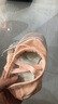 驰动儿童舞蹈鞋软底练功鞋女童猫爪鞋男童跳舞瑜伽女芭蕾舞鞋肉色25码 实拍图