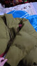 BJHG王栎鑫同款不计后果贴贴羽绒服冬季男生潮牌美式外套宽松防寒服女 枫叶黄绿 M （120-150斤） 实拍图