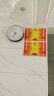 北极星（POLARIS）挂钟客厅家用时钟现代简约轻奢免打孔时尚钟表30cm黑色石英款 实拍图