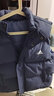 春秋冬季羽绒棉马甲男士宽松潮牌背心外穿坎肩男马夹保暖外套女 AD9957蓝色 4XL （建议170-190斤） 实拍图