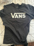 VANS范斯官方 男女情侣短袖T恤夏季经典LOGO 黑色 M 实拍图