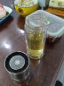 天喜(TIANXI)玻璃杯 商务办公茶水分离杯耐热带过滤水杯便携泡茶杯花茶杯子 本色450ml 实拍图