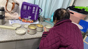 沃德百惠（WORTHBUY）304不锈钢防漏保温饭盒上班族可微波炉加热便当盒学生便携小汤碗 小熊米白小号*2大号*2+餐具+袋 实拍图