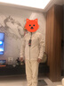 伯希和（Pelliot）抓绒衣男女秋冬保暖外套双面加厚防风开衫摇粒绒夹克冲锋衣内胆 【女】米白色 XL 实拍图