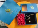 中国黄金（CHINA GOLD）四叶草黄金项链女2026新款足金吊坠生日礼物送女友老婆结婚纪念日 足金四叶草吊坠+18K金链+刻字 实拍图
