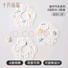 十月结晶婴儿围嘴新生儿口水巾宝宝围兜纯棉花瓣围嘴防水0-2岁 城市汽车3条【8层加厚款】 实拍图