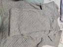 宜而爽商场同款宜而爽 保暖内衣男三层加厚全棉圆领套装男暖棉秋衣秋裤 男款 麻灰C 2XL 实拍图