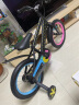 好孩子（gb）自行车4-8岁儿童自行车男女童山地车16寸单车 黑金三角 晒单实拍图