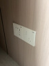 罗格朗（LEGRAND）开关插座面板 仕典系列玉兰白色86型暗装 五孔带双USB口充电 插座 实拍图