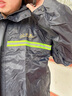 天堂雨衣雨裤成人套装分体式外卖专用骑手摩托车加厚全身雨披防暴雨 3XL码-双帽檐双层套装-(180以上) 实拍图