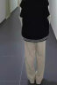 La Chapelle Sport拉夏贝尔外套女小清新甜美风宽松运动上衣秋季薄款开衫棒球服女装 黑色(新奇点子胸标) L(推荐115-130斤) 晒单实拍图