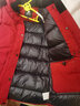 君羽户外羽绒服女中长800蓬白鹅绒加拿大风格工装大毛领鹅绒服C52034 宝石红 S （推荐105斤以下） 实拍图