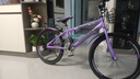 云追雁儿童自行车男女孩6-10-15岁青少年学生中大童单车中小学生山地车 【车筐款】荧光紫丨单速 24寸（适合150cm-170cm） 实拍图