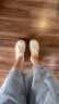 百丽花藤网小白鞋女24夏季新商场款透气休闲板鞋B3J1DBM4 米色 36 晒单实拍图