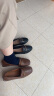 百丽气质乐福鞋女商场同款羊皮革一脚蹬豆豆鞋A1J1DCA3 黑色 37 晒单实拍图