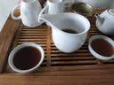 大益普洱茶 熟茶 团圆沱茶 熟沱熟普茶叶 整条装100g*5沱 实拍图
