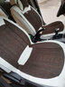 布兰特 汽车座套全包布艺座垫仿亚麻坐垫四季通用座椅套垫卡通座包五座 H2咖啡色-标准版 实拍图