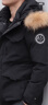 波司登极寒鹅绒羽绒服男女情侣同款冬加厚连帽短款大毛领保暖外套 实拍图