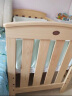 英氏婴儿床0-6岁近口南洋杉实木儿童床可拼接宝宝原木床176103 176104 原木色176103 130*70(0-6岁) 晒单实拍图