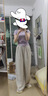 森马（Semir）短袖t恤女短款修身圆领内搭25夏凉感V领上衣109325100006 实拍图
