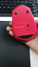 罗技（Logitech）M280 M275无线鼠标 笔记本电脑商务办公鼠标人体工学鼠标USB右手鼠标舒适多彩 带无线2.4G接收器 M280 红色 实拍图