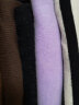 帕什【23新款新色】半高领羊绒衫女100山羊绒百搭针织打底毛衣女ps-02 雪青紫 L(105-125斤) 实拍图