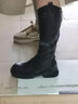 天美意靴子女商场同款时装靴休闲女高筒靴女鞋 黑色（薄绒） 38 实拍图