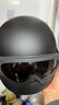 摩多汇合（MODOCONFLUENCE）自行车头盔复古男女四季半盔骑行防护安全帽护耳护颈冬季保暖皮盔 升级款-哑黑（赠护目镜） 实拍图