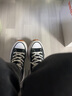 匡威（Converse）官方 Run Star Hike高帮帆布流星厚底鞋黑色166800C 166800C/黑色 38.5 实拍图