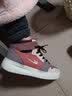 回力棉鞋女鞋子女士加绒加厚保暖高帮运动鞋2026冬季新款百搭板鞋 粉色|加绒 36 (230mm) 女码 实拍图