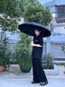 RAINLITE全自动雨伞成人便携大号加固抗风伞折叠伞商务防晒晴雨两用太阳伞 96骨加大加固晴雨两用----耀石黑 实拍图